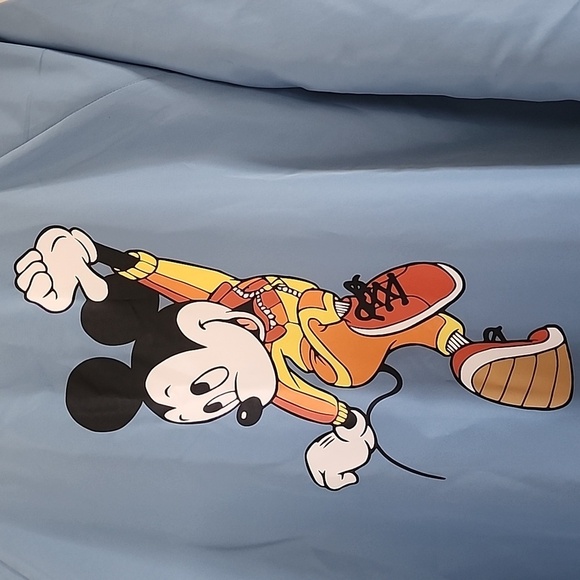 Mickey Mouse Graphic Retro Windbreaker Jacket Disney Parks Size Medium - Picture 9 of 10